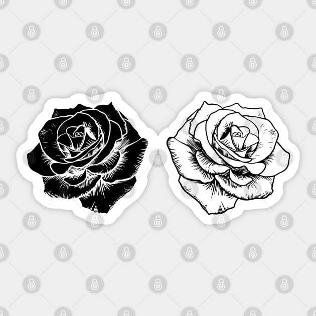 Unus Annus roses Sticker by MandyDesigns